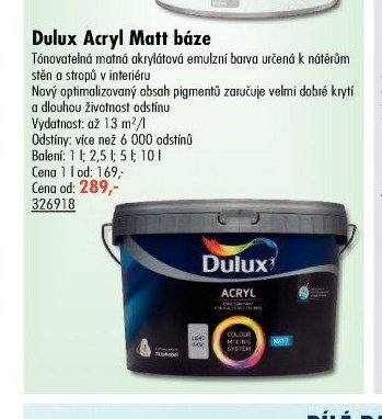 Dulux Acryl Matt báze