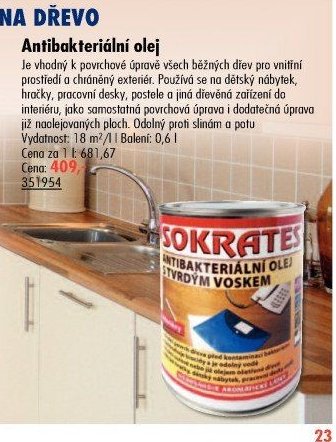 Antibakteriální olej