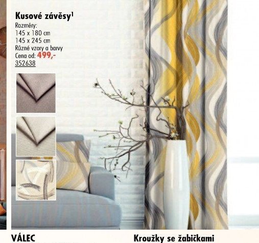 Kusové závěsy