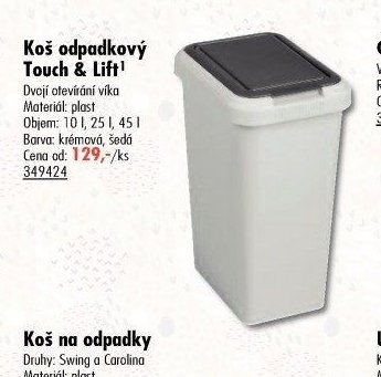 Koš odpadkový Touch & Lift