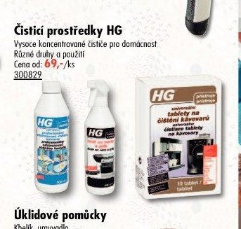 Čisticí prostředky HG