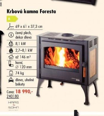 Krbová kamna Foresta