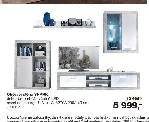 Obývací stěna SHARK