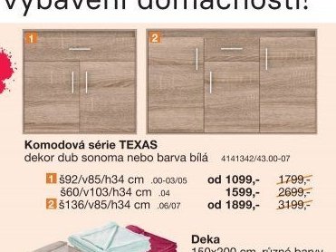 Komodová série TEXAS