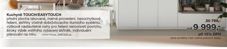 Kuchyně TOUCH/EASYTOUCH