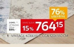 1 VINTAGE KOBEREC, CCA 120X180 CM