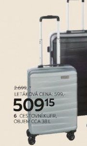 CESTOVNÍ KUFR, OBJEM CCA 38 L