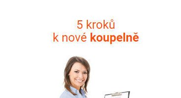 5 kroků k nové koupelně