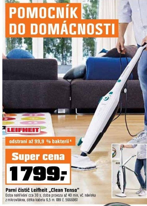 Parní čistič Clean Tenso Leifheit