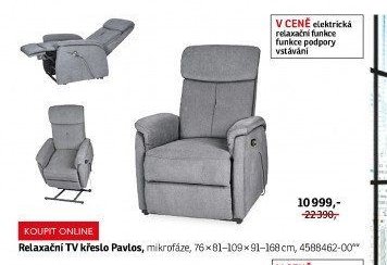 Relaxační TV křeslo Pavlos