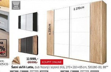 Šatní skříň Lotto