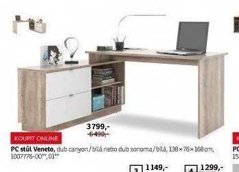 PC stůl Veneto