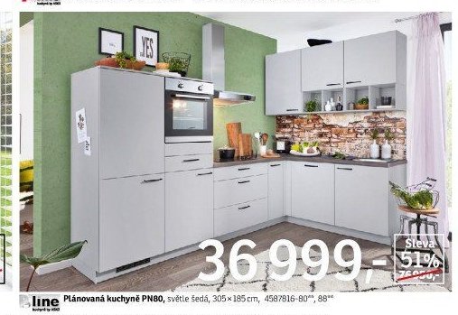 Plánovaná kuchyně PN80