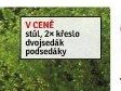 Stůl, 2x křeslo, dvojsedák