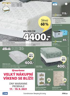 akční leták Jysk 9.9.2021-22.9.2021