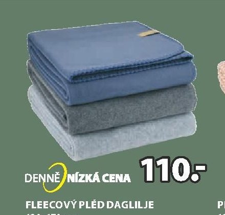 FLEECOVÝ PLÉD DAGLILJE 130x170 cm