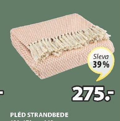 PLÉD STRANDBEDE 130x170 cm