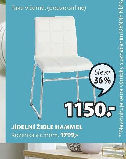 JÍDELNÍ ŽIDLE HAMMEL