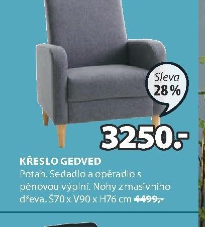 KŘESLO GEDVED