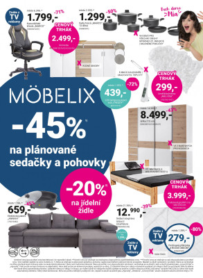 akční leták Möbelix 13.9.2021-26.9.2021