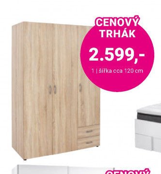 Šatní skříň BASE 3