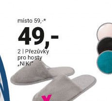Přezůvky pro hosty NIKI