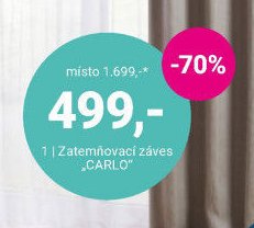 Zatemňovací závěs CARLO