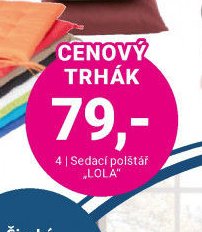 Sedací polštář LOLA