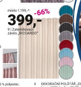 Zatemňovací závěs RICCARDO