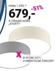 Stropní svídlo „STOFFI“