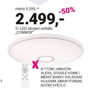 LED Stropní svítidlo „CONNOR“