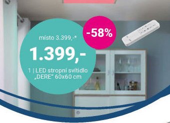 LED stropní svítidlo „DERE“