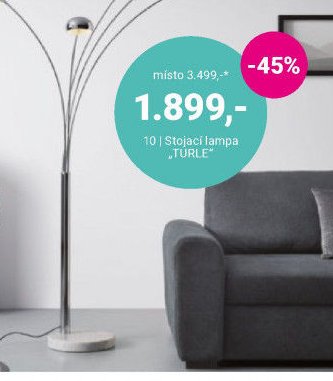 Stojací lampa „TURLE“