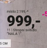 Stropní svítidlo NALA 1