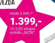 LED stropní svítidlo GEOR