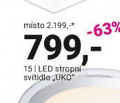 LED stropní svítidlo UKO