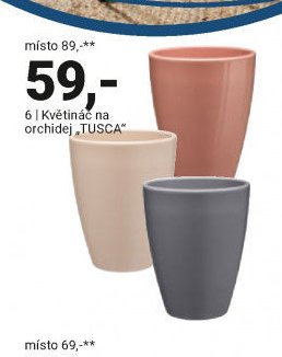 Květináč na orchidej TUSCA