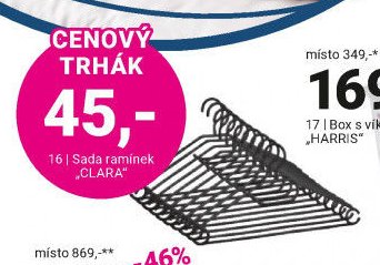 Sada ramínek CLARA