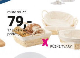 Košík na pečivo LIVI