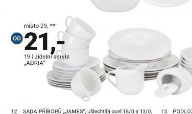 Jídelní servis ADRIA