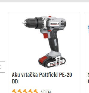Aku vrtačka Pattfield PE-20 DD