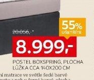 POSTEL BOXSPRING, PLOCHA LŮŽKA CCA 140X200 CM