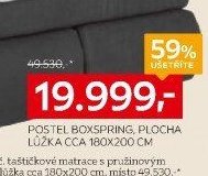 POSTEL BOXSPRING, PLOCHA LŮŽKA CCA 180X200 CM