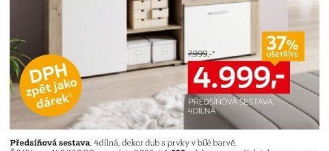 předsíňová sestava, 4dílná