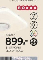 3 STROPNÍ LED SVÍTIDLO