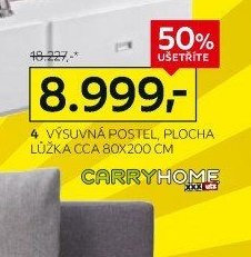 4 VÝSUVNOU POSTEL, PLOCHA LŮŽKA CCA 80X200 CM