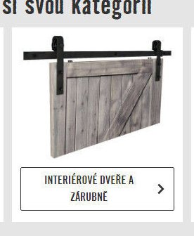 Interiérové dveře a zárubně