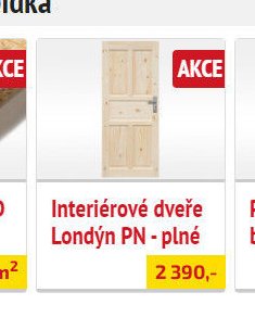 Interiérové dveře Londýn PN - plné