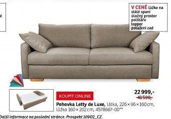 Pohovka Letty de Luxe
