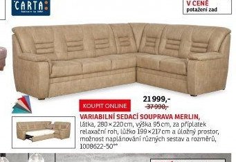Variabilní sedací souprava Merlin